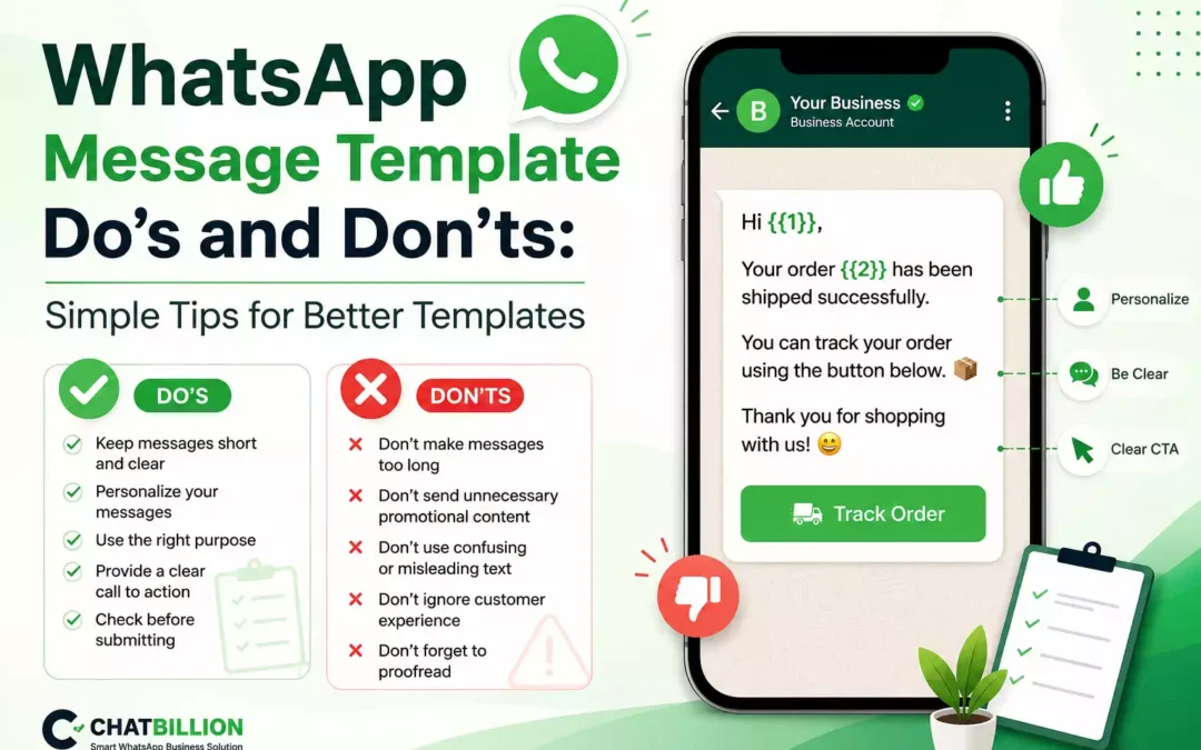 WhatsApp Message Template Do’s and Don’ts: Simple Best Practices