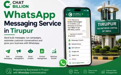 WhatsApp Messaging Service in Tirupur – Bulk Messaging & Business Communication